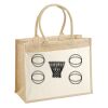 Cotton Pocket Jute Shopper Thumbnail