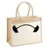 Cotton Pocket Jute Shopper Thumbnail