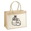 Cotton Pocket Jute Shopper Thumbnail