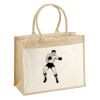 Cotton Pocket Jute Shopper Thumbnail