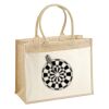 Cotton Pocket Jute Shopper Thumbnail