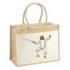 Cotton Pocket Jute Shopper Thumbnail