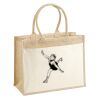 Cotton Pocket Jute Shopper Thumbnail