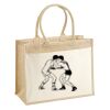 Cotton Pocket Jute Shopper Thumbnail