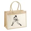 Cotton Pocket Jute Shopper Thumbnail