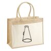 Cotton Pocket Jute Shopper Thumbnail