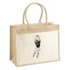 Cotton Pocket Jute Shopper Thumbnail