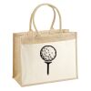 Cotton Pocket Jute Shopper Thumbnail