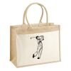 Cotton Pocket Jute Shopper Thumbnail