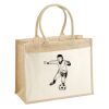 Cotton Pocket Jute Shopper Thumbnail