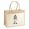 Cotton Pocket Jute Shopper Thumbnail