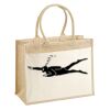 Cotton Pocket Jute Shopper Thumbnail