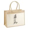 Cotton Pocket Jute Shopper Thumbnail