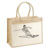 Cotton Pocket Jute Shopper Thumbnail