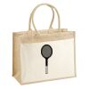Cotton Pocket Jute Shopper Thumbnail