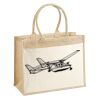 Cotton Pocket Jute Shopper Thumbnail