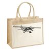 Cotton Pocket Jute Shopper Thumbnail