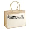 Cotton Pocket Jute Shopper Thumbnail