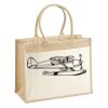 Cotton Pocket Jute Shopper Thumbnail