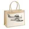 Cotton Pocket Jute Shopper Thumbnail