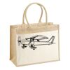 Cotton Pocket Jute Shopper Thumbnail