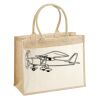 Cotton Pocket Jute Shopper Thumbnail