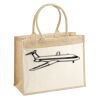 Cotton Pocket Jute Shopper Thumbnail