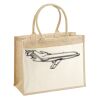 Cotton Pocket Jute Shopper Thumbnail