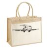 Cotton Pocket Jute Shopper Thumbnail