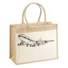 Cotton Pocket Jute Shopper Thumbnail