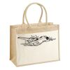 Cotton Pocket Jute Shopper Thumbnail