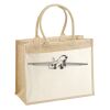 Cotton Pocket Jute Shopper Thumbnail