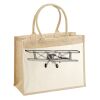 Cotton Pocket Jute Shopper Thumbnail