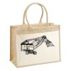 Cotton Pocket Jute Shopper Thumbnail