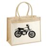 Cotton Pocket Jute Shopper Thumbnail