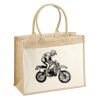 Cotton Pocket Jute Shopper Thumbnail