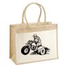Cotton Pocket Jute Shopper Thumbnail