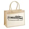 Cotton Pocket Jute Shopper Thumbnail