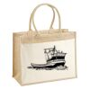 Cotton Pocket Jute Shopper Thumbnail