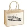 Cotton Pocket Jute Shopper Thumbnail