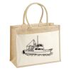 Cotton Pocket Jute Shopper Thumbnail