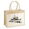 Cotton Pocket Jute Shopper Thumbnail
