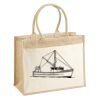 Cotton Pocket Jute Shopper Thumbnail