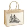 Cotton Pocket Jute Shopper Thumbnail