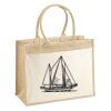 Cotton Pocket Jute Shopper Thumbnail