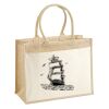 Cotton Pocket Jute Shopper Thumbnail