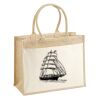 Cotton Pocket Jute Shopper Thumbnail