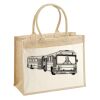 Cotton Pocket Jute Shopper Thumbnail