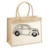 Cotton Pocket Jute Shopper Thumbnail