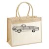 Cotton Pocket Jute Shopper Thumbnail